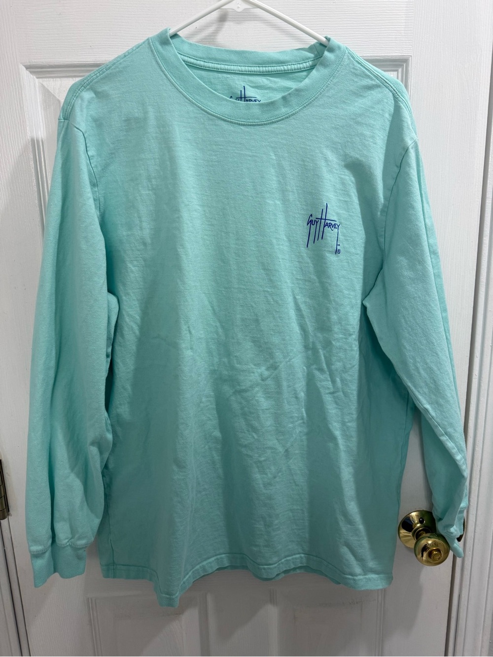 Guy Harvey Mint Aqua Long Sleeve Tee